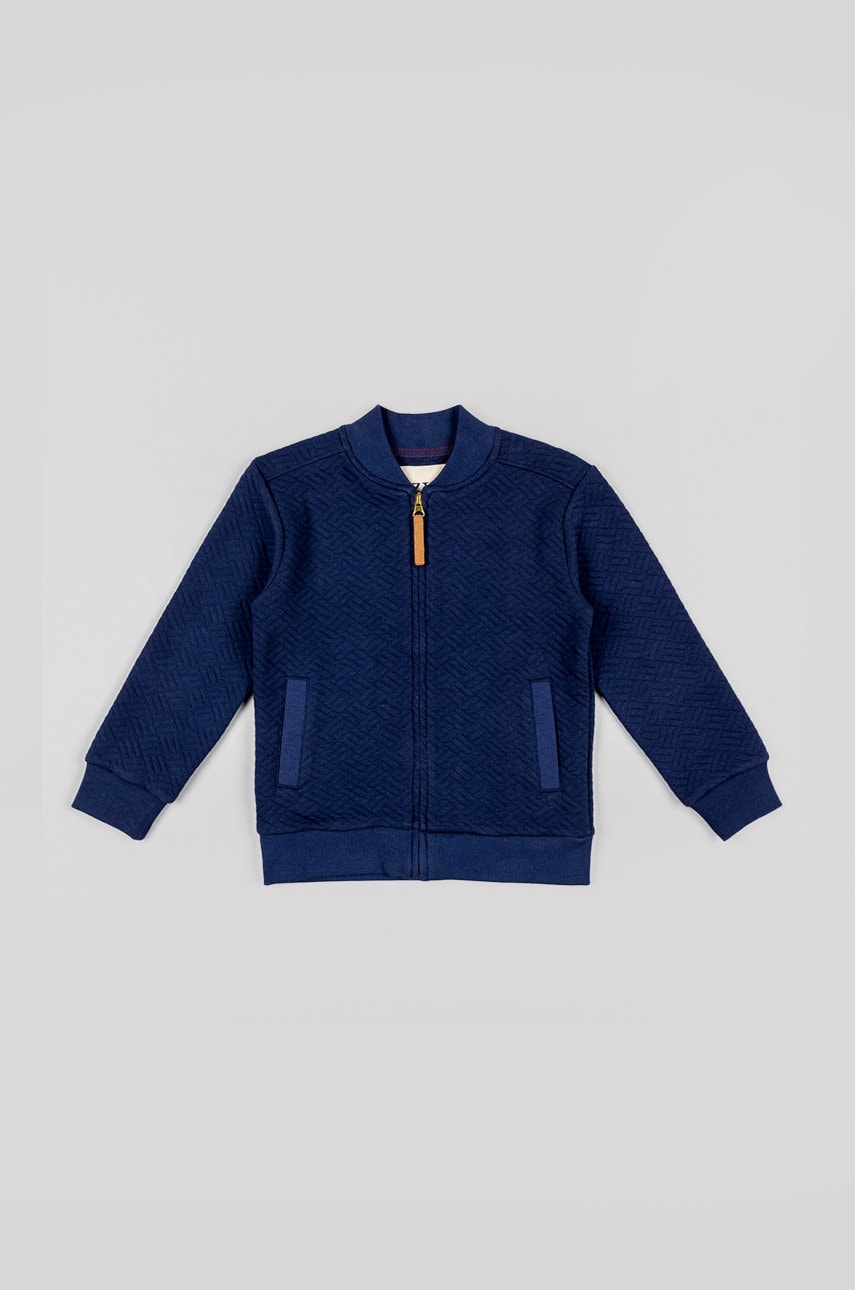 Zippy cardigan copii culoarea albastru marin,