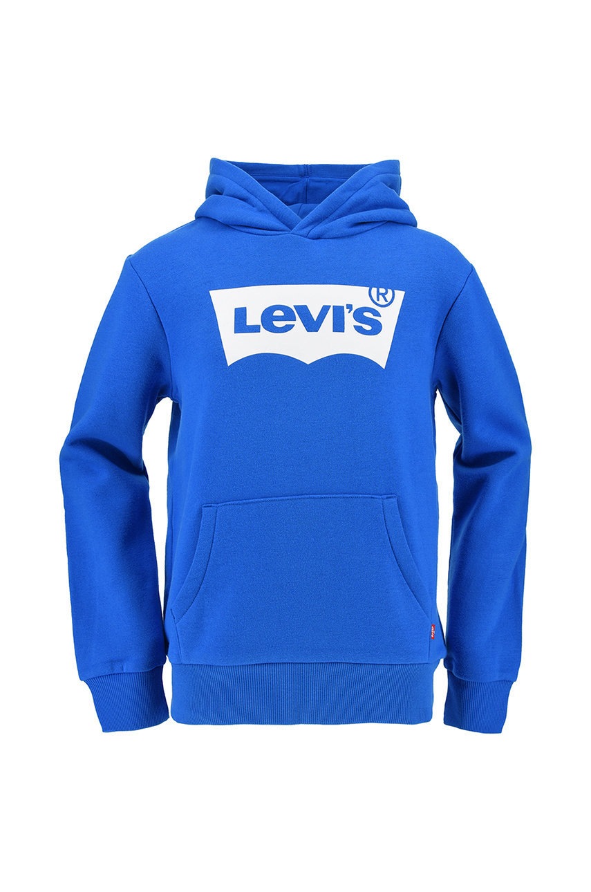 

Детски суичър Levi's с принт, Син