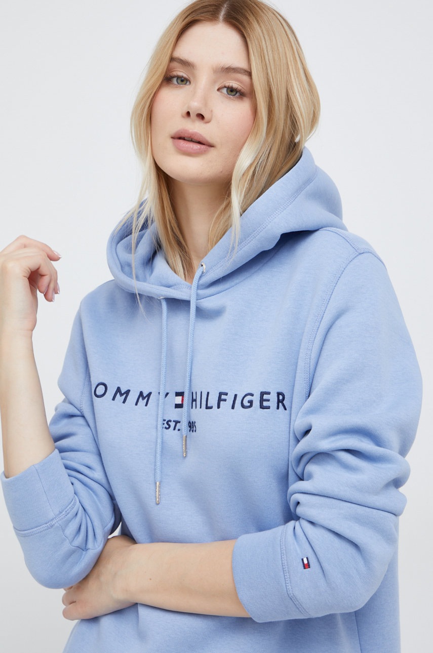 

Суичър Tommy Hilfiger с апликация, Син