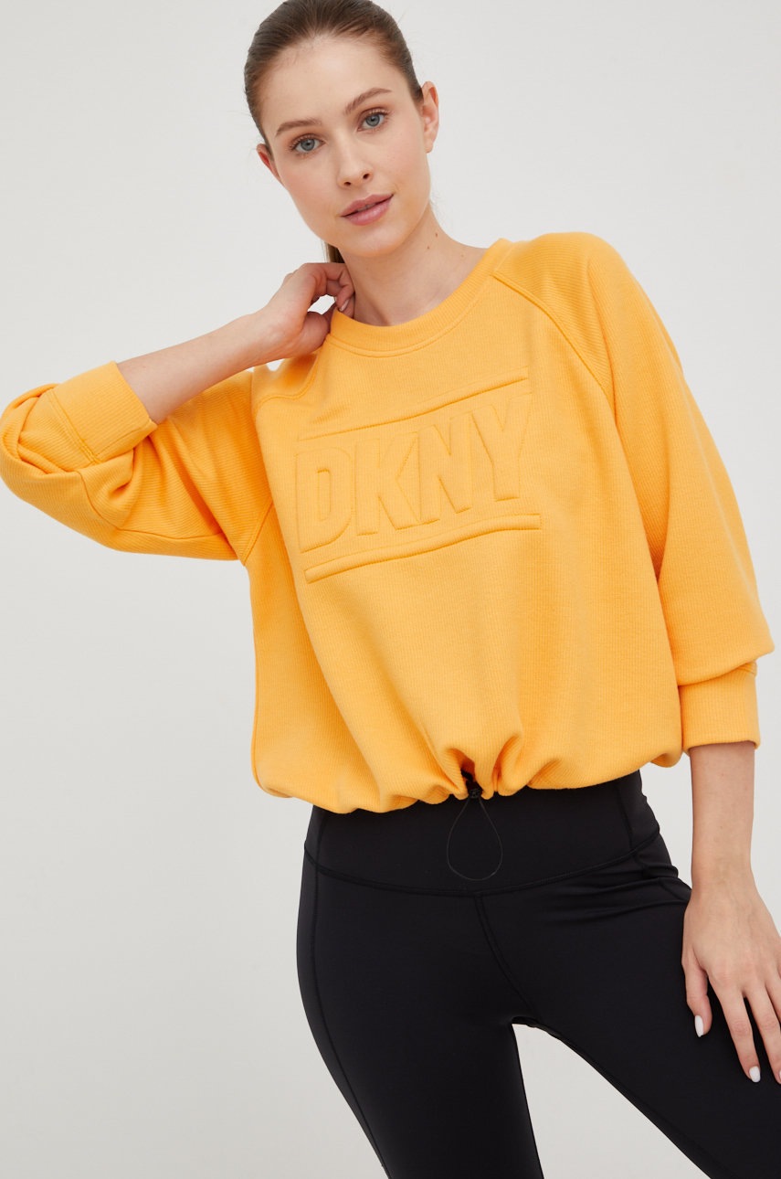 

Кофта Dkny жіноча колір помаранчевий однотонна