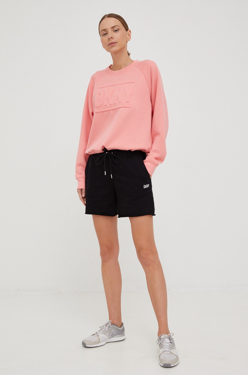 

Кофта Dkny женская цвет розовый однотонная
