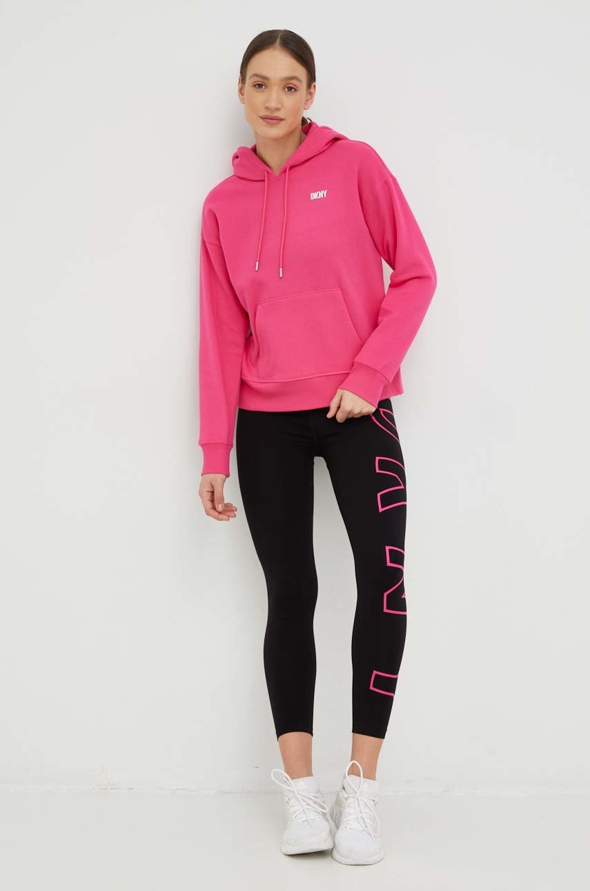 

Кофта Dkny жіноча колір рожевий з аплікацією