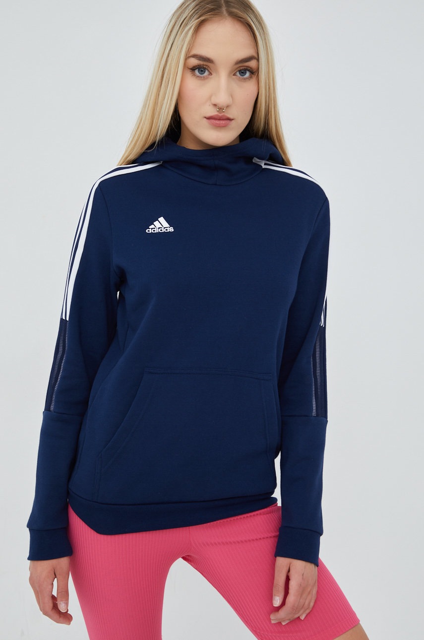 

Кофта adidas Performance женская цвет синий с принтом