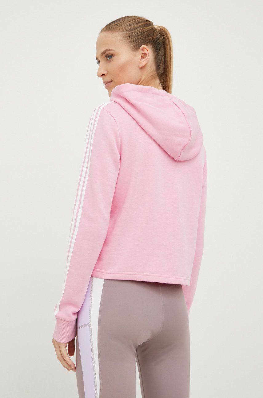 Adidas Bluza Femei, Culoarea Roz, Cu Imprimeu