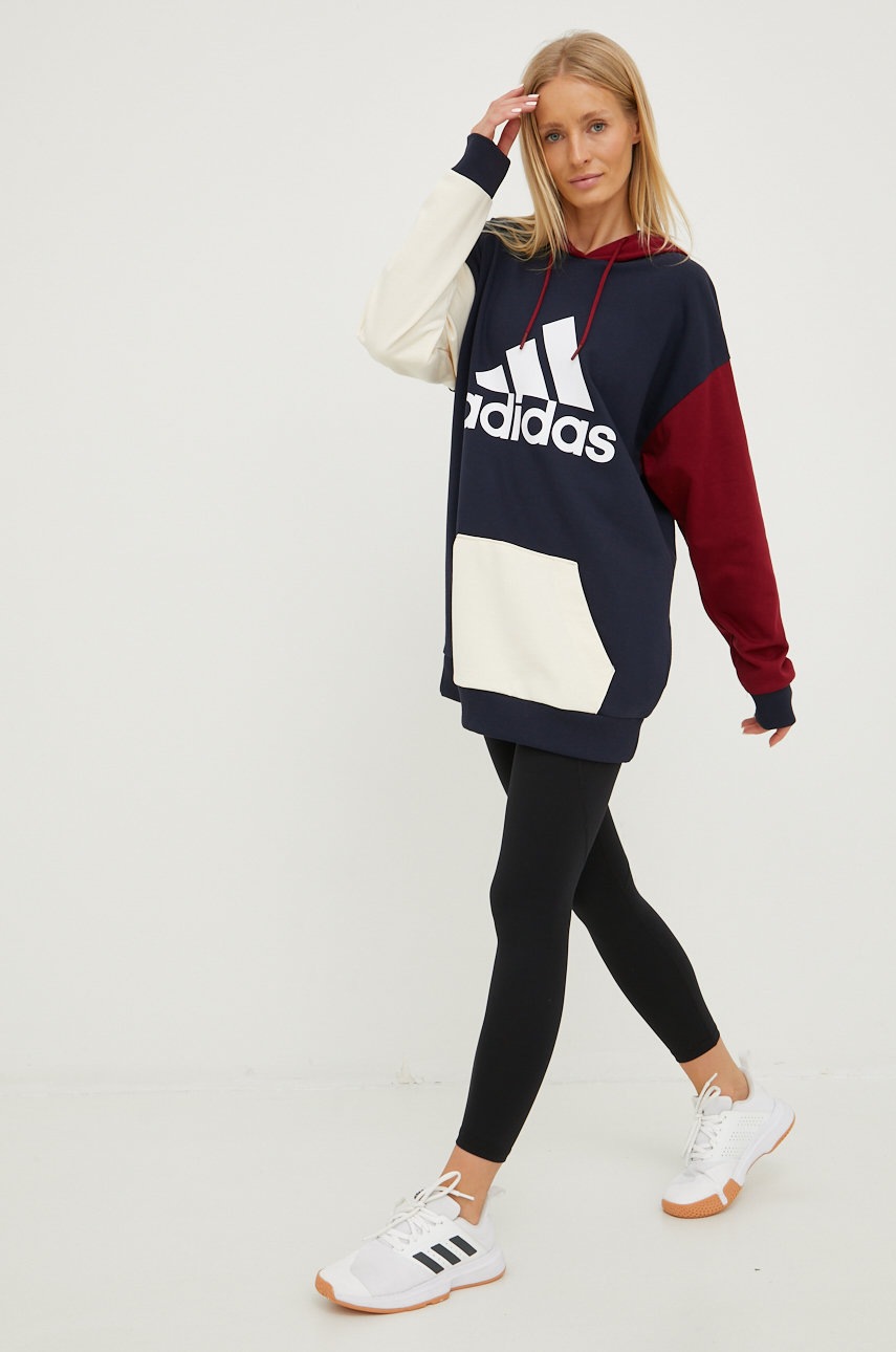 

Памучен суичър adidas с принт, Многоцветен