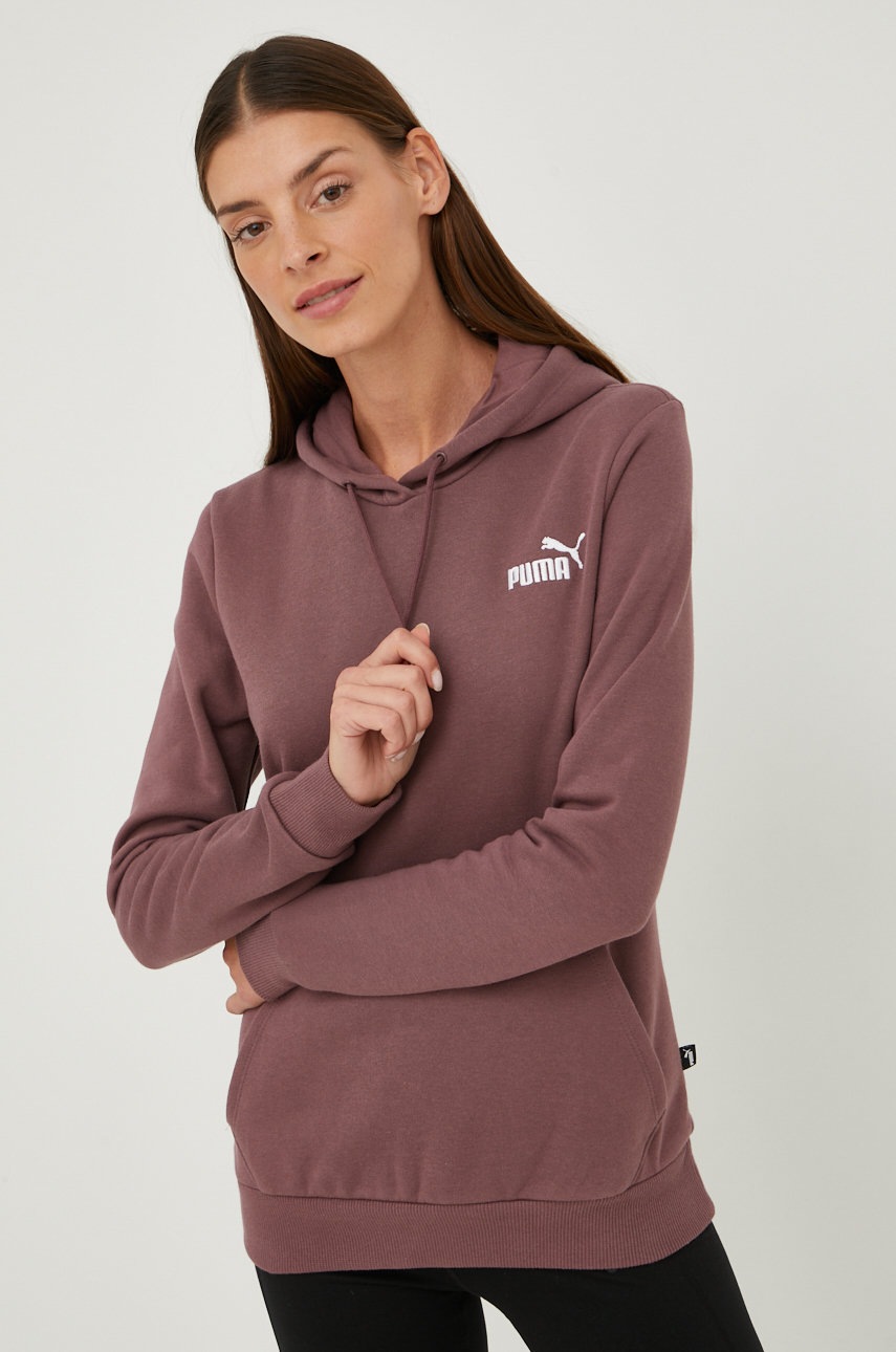

Суичър Puma в лилаво с изчистен дизайн, Виолетов