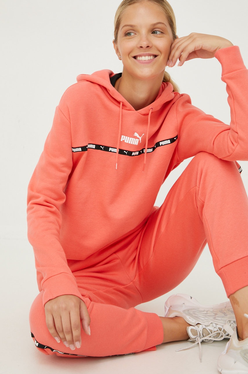 

Суичър Puma в оранжево с апликация, Оранжев