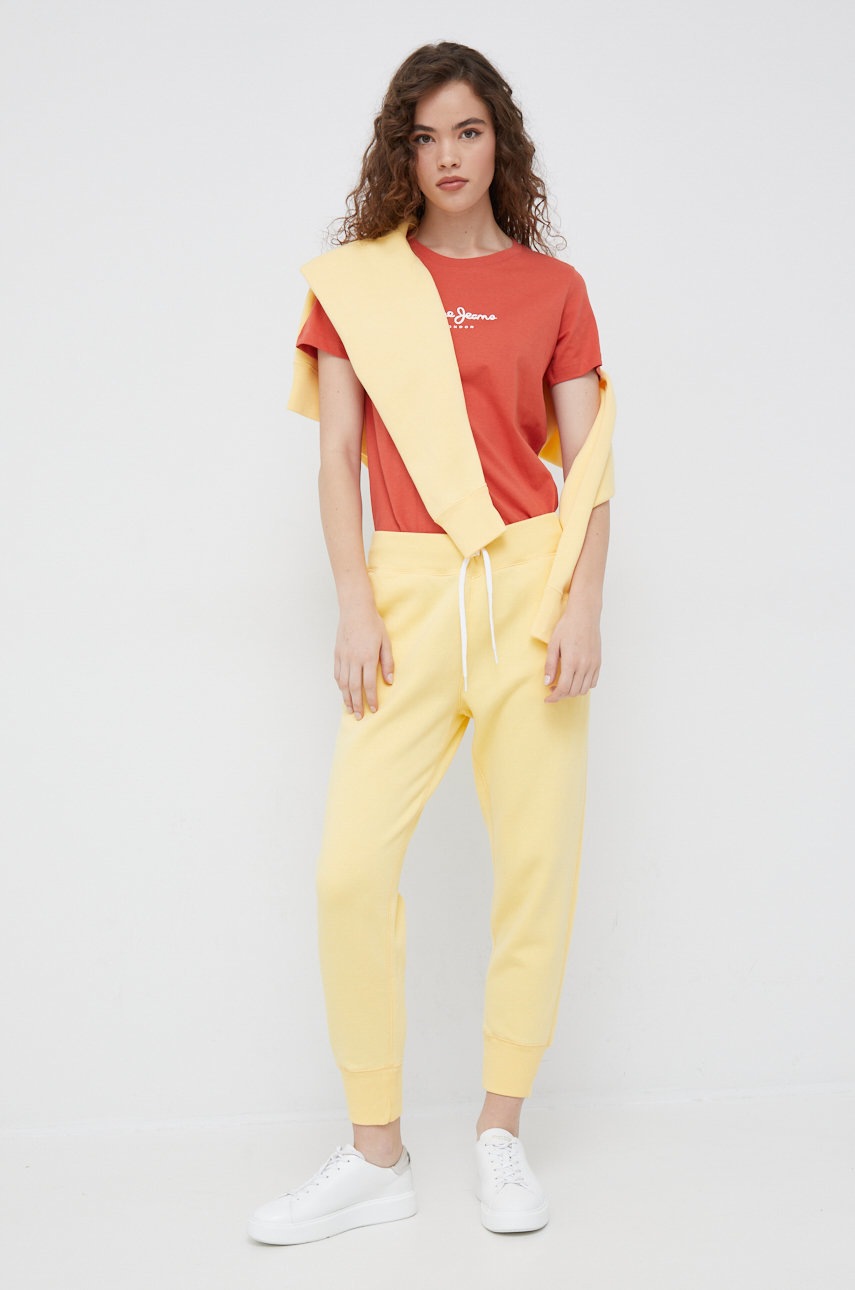 

Кофта Polo Ralph Lauren жіноча колір жовтий однотонна