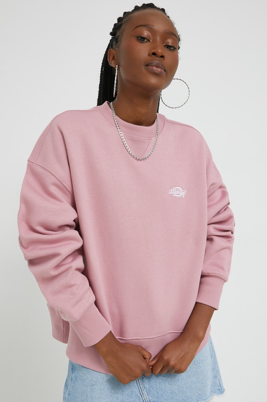

Суичър Dickies в лилаво с апликация, Виолетов