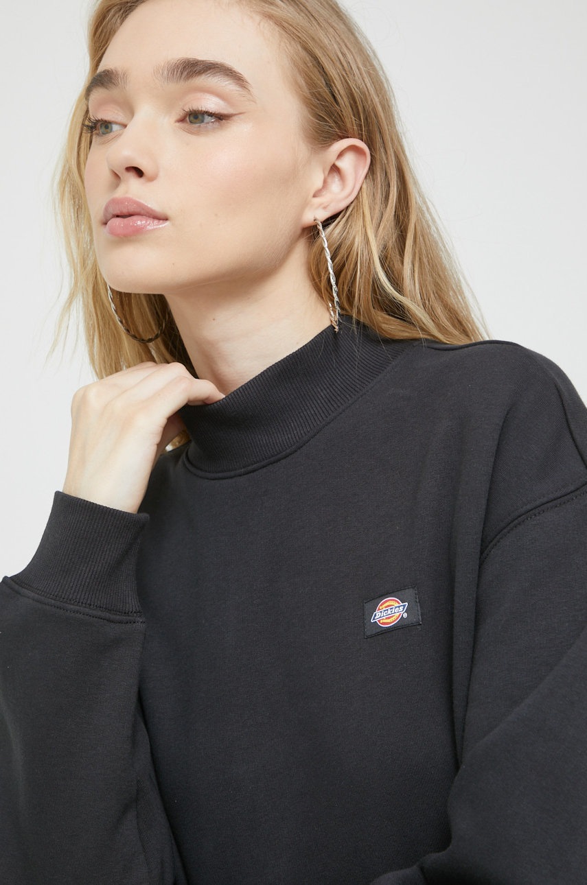 

Суичър Dickies в черно с изчистен дизайн, Черен