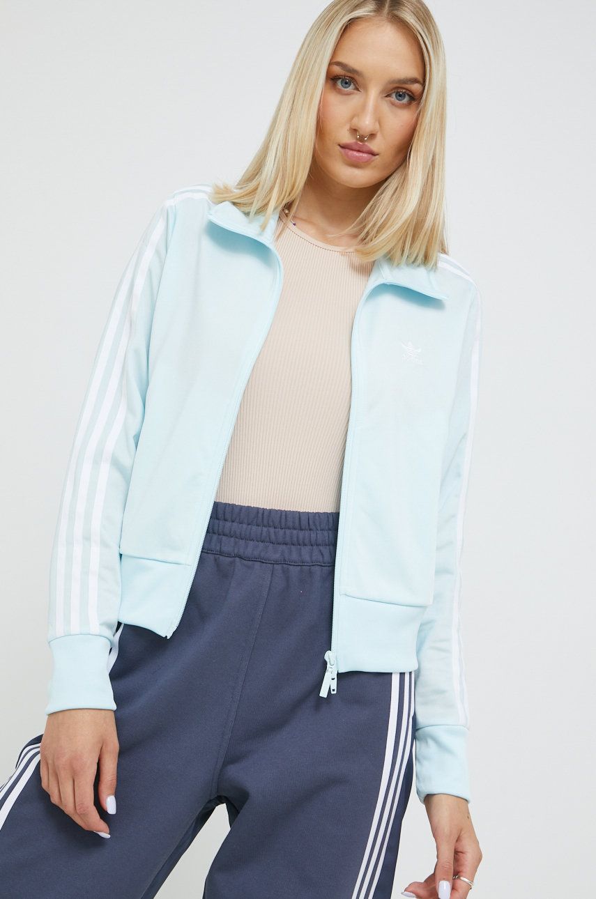 Adidas Originals Bluza Traceable Series Femei, , Cu Imprimeu Hn5894-almblu