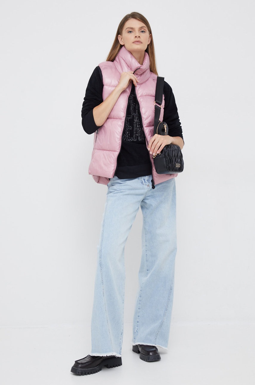 

Кофта Pepe Jeans жіноча колір чорний з аплікацією