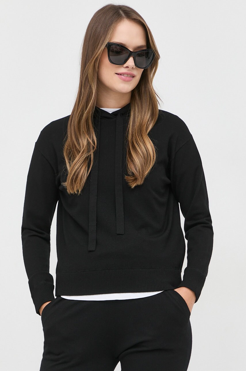 Max mara leisure pulover femei, culoarea negru,