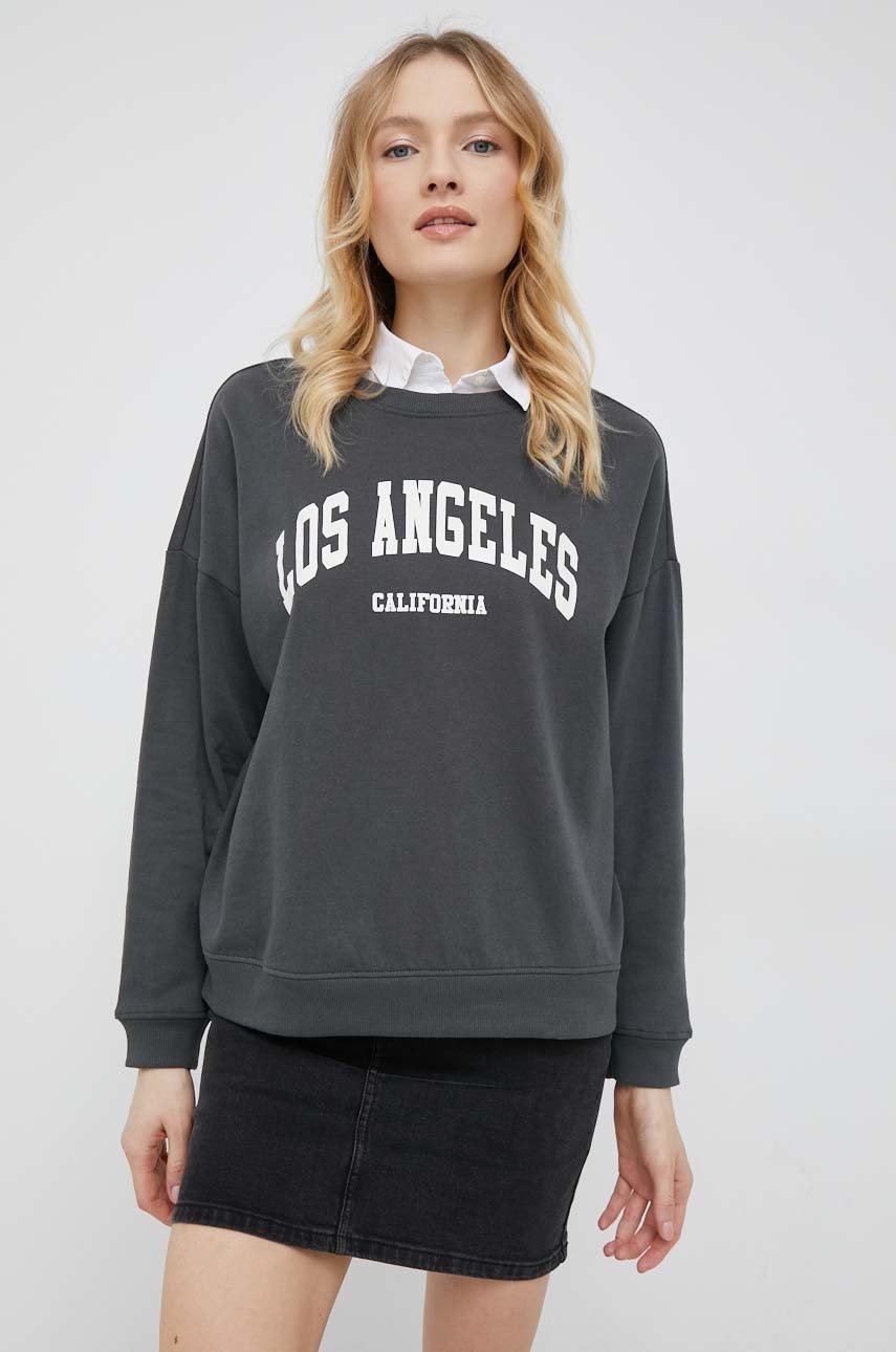 

Суичър Vero Moda в сиво с принт, Сив