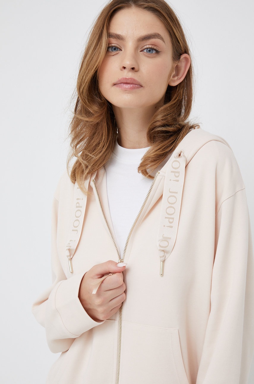 Joop! bluza femei, culoarea bej, neted