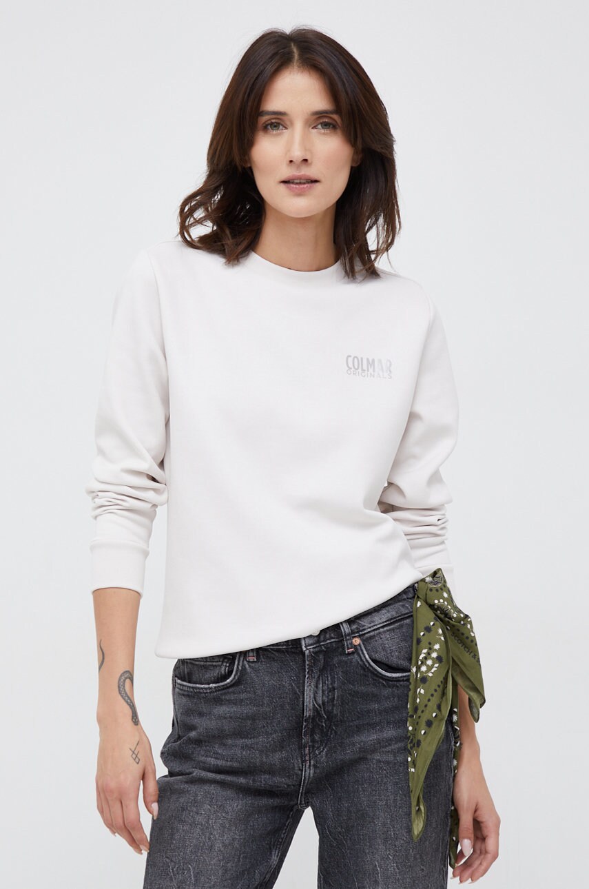 Colmar bluza femei, culoarea bej, neted