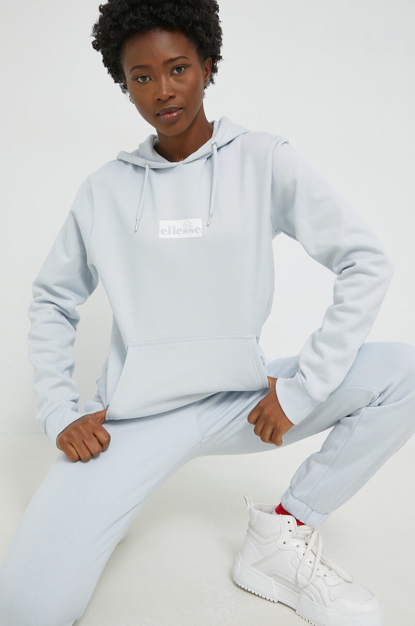 Ellesse bluza femei, cu glugă, cu imprimeu
