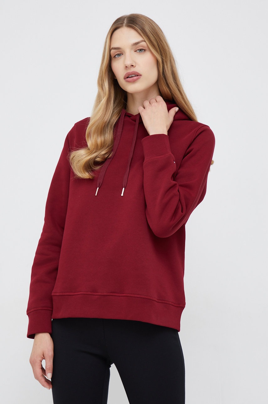 

Кофта Tommy Hilfiger женская цвет бордовый с аппликацией