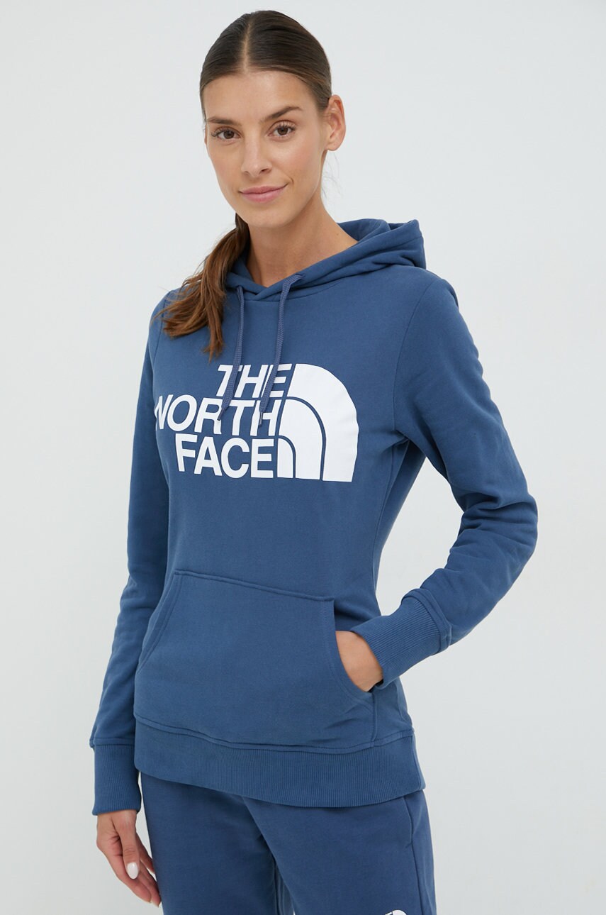 

Хлопковая кофта The North Face женская с принтом