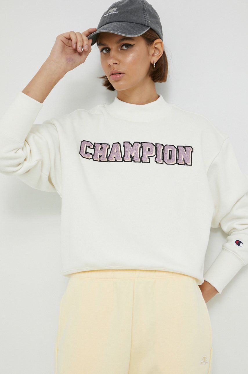 Champion Bluza Femei, Culoarea Bej, Neted 115439-eby