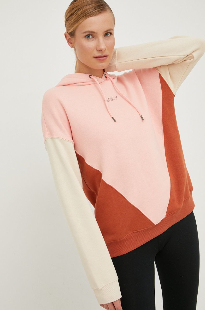Roxy bluza femei, culoarea roz, modelator answear.ro
