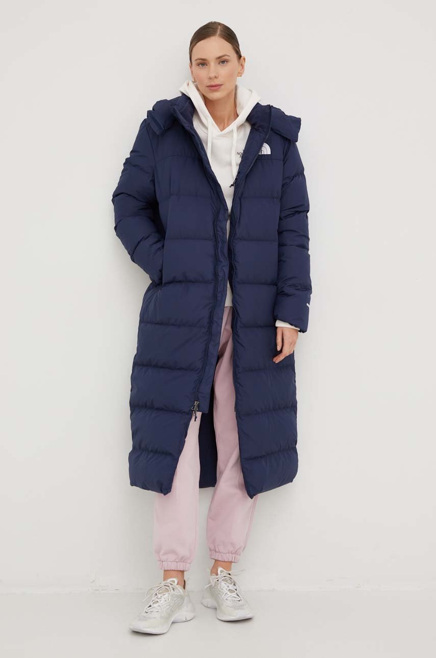 

Хлопковая кофта The North Face женская цвет бежевый с капюшоном однотонная
