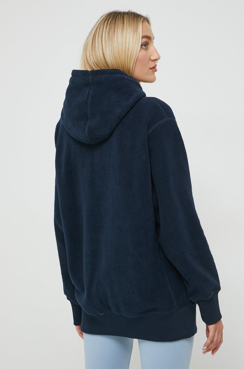 

Кофта Superdry женская цвет синий с капюшоном однотонная