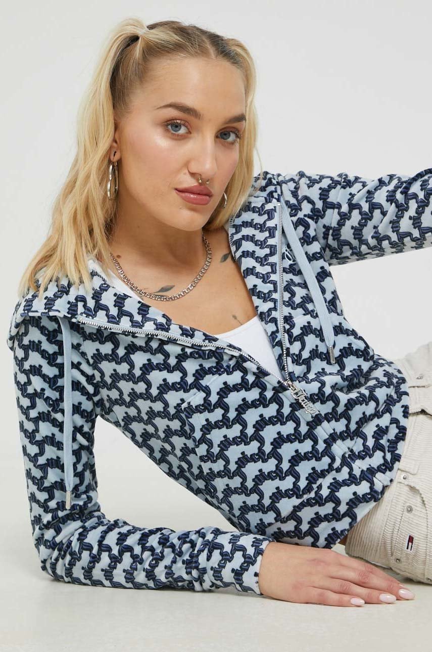 Juicy couture bluza femei, cu glugă, modelator