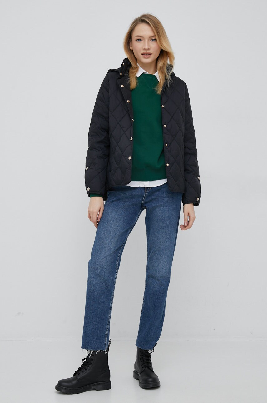 

Кофта Polo Ralph Lauren женская цвет зелёный однотонная