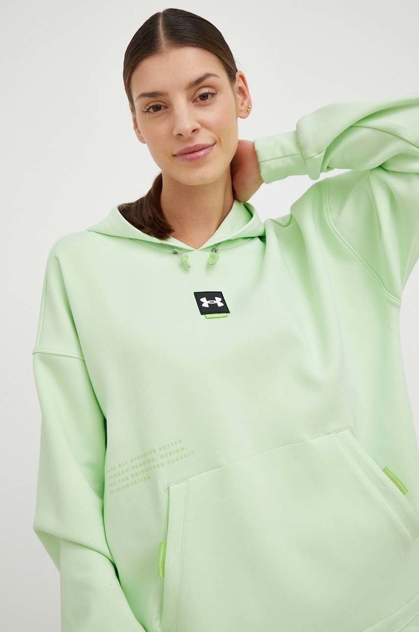 

Суичър за трениране Under Armour Summit в зелено с качулка с изчистен дизайн, Зелен