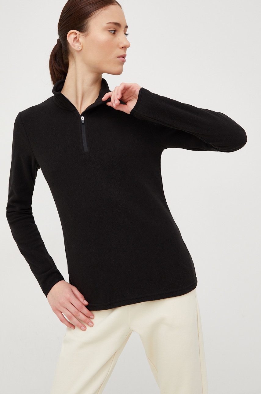 Outhorn hanorac femei, culoarea negru, neted