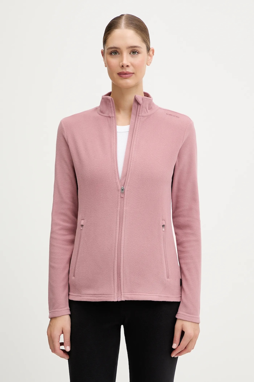 Viking hanorac Tesero culoarea rosu, uni