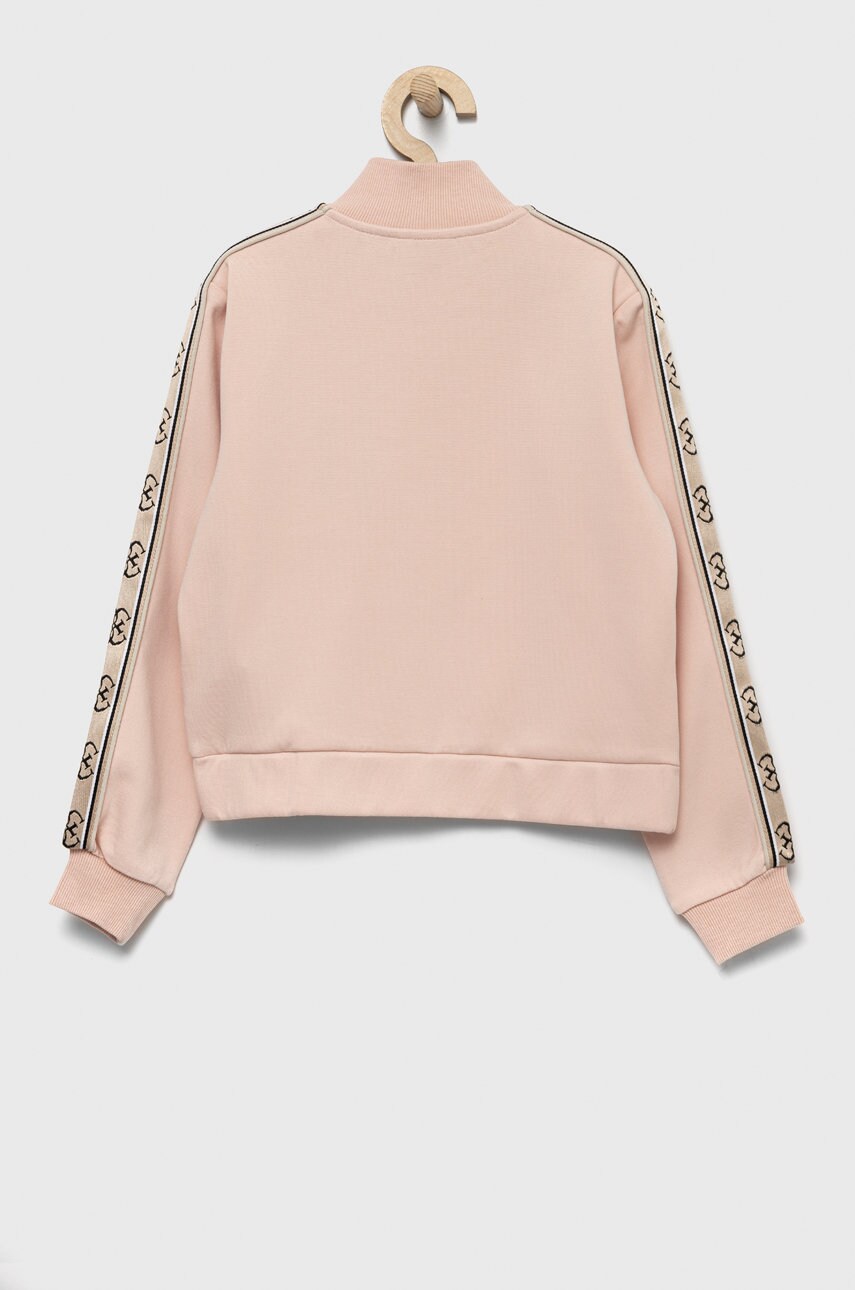 

Детская кофта Guess цвет розовый с аппликацией