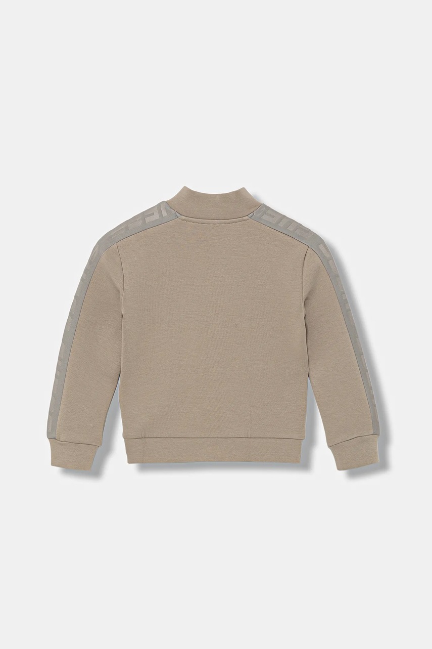 Детская кофта Guess цвет бежевый однотонная