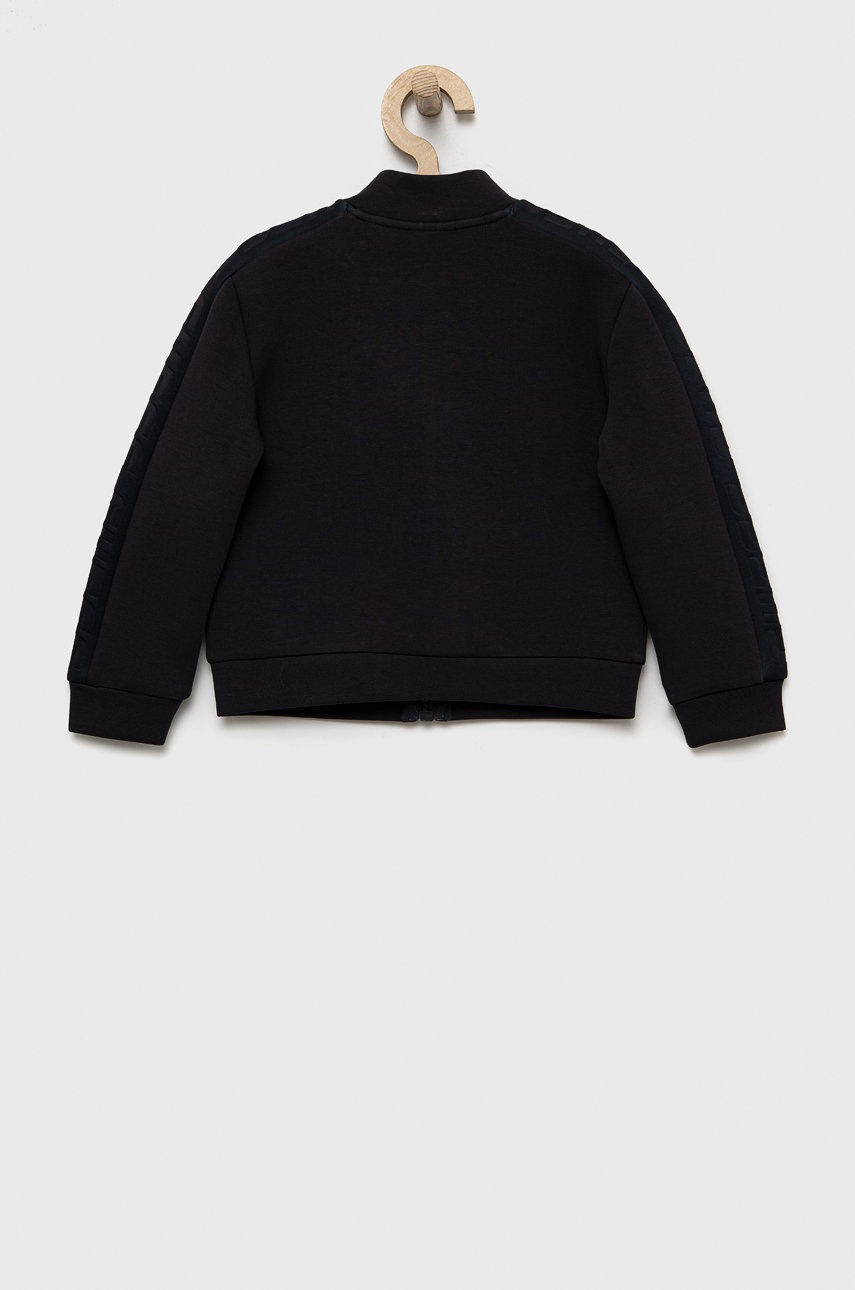 Дитяча кофта Guess колір синій однотонна