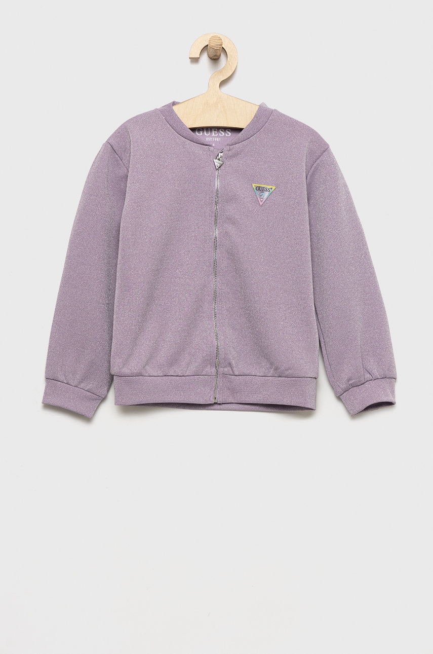 Детская кофта Guess цвет фиолетовый с аппликацией в Полтаве Детская кофта Guess цвет фиолетовый с аппликацией в Полтаве