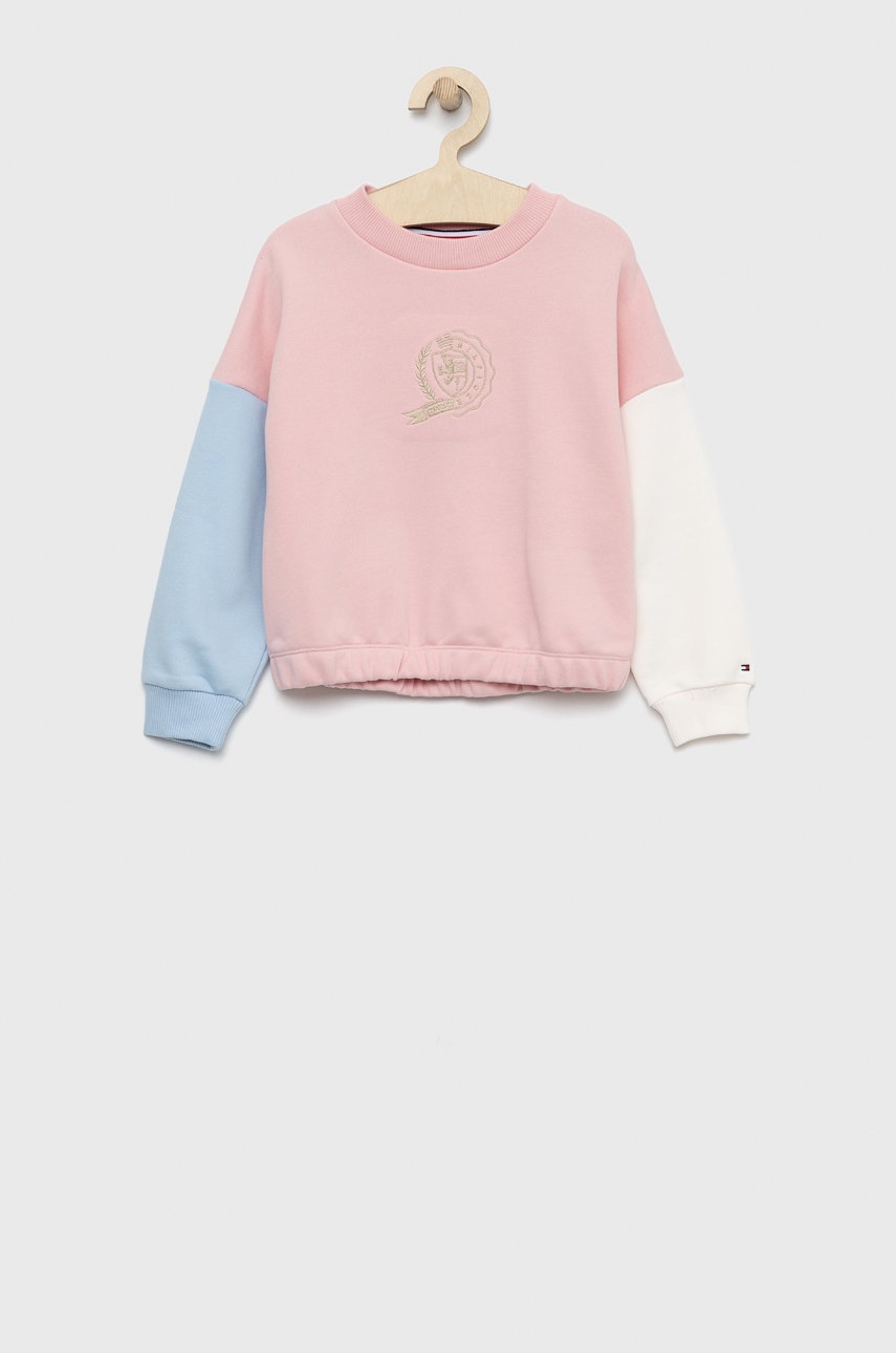 Дитяча кофта Tommy Hilfiger колір рожевий однотонна в Києві Дитяча кофта Tommy Hilfiger колір рожевий однотонна в Києві