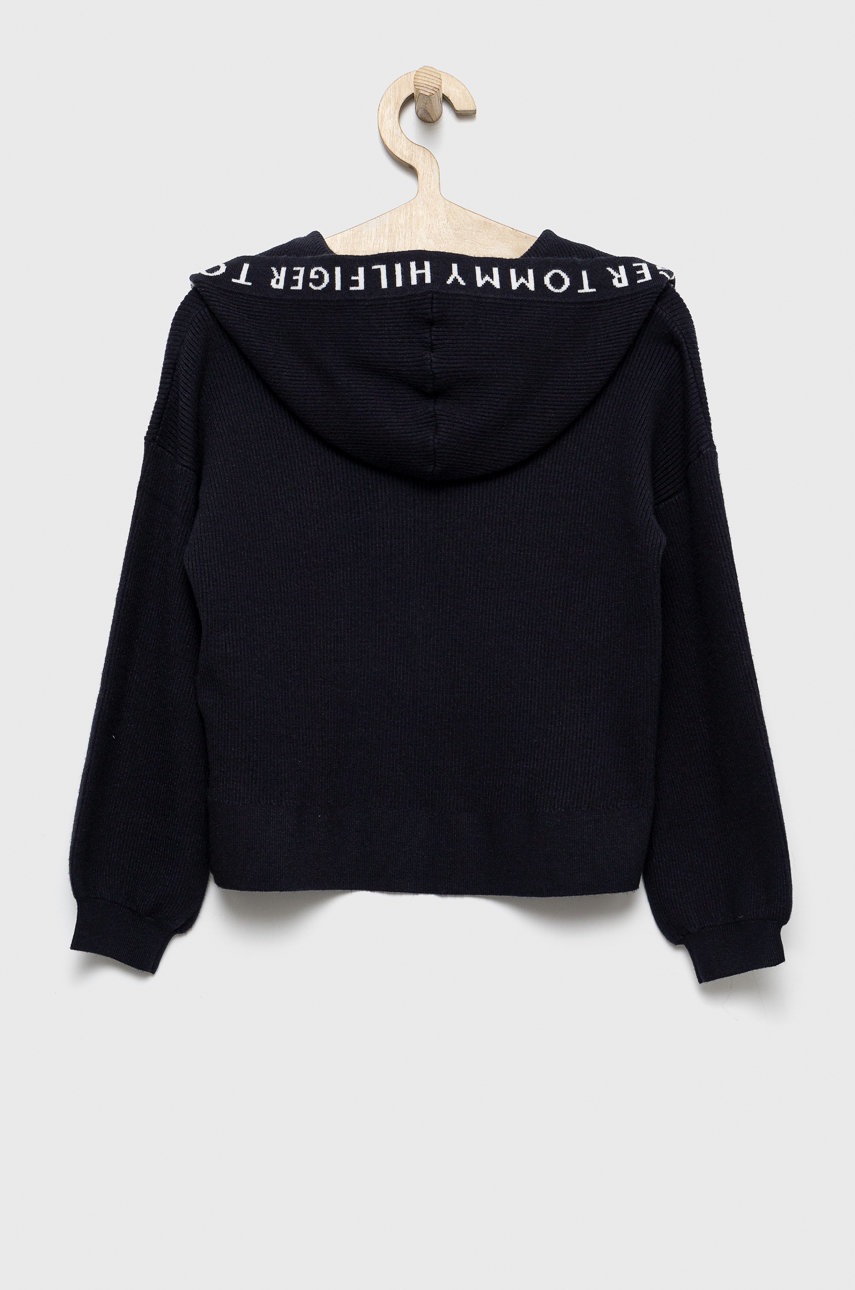 

Детский кардиган Tommy Hilfiger цвет синий лёгкий