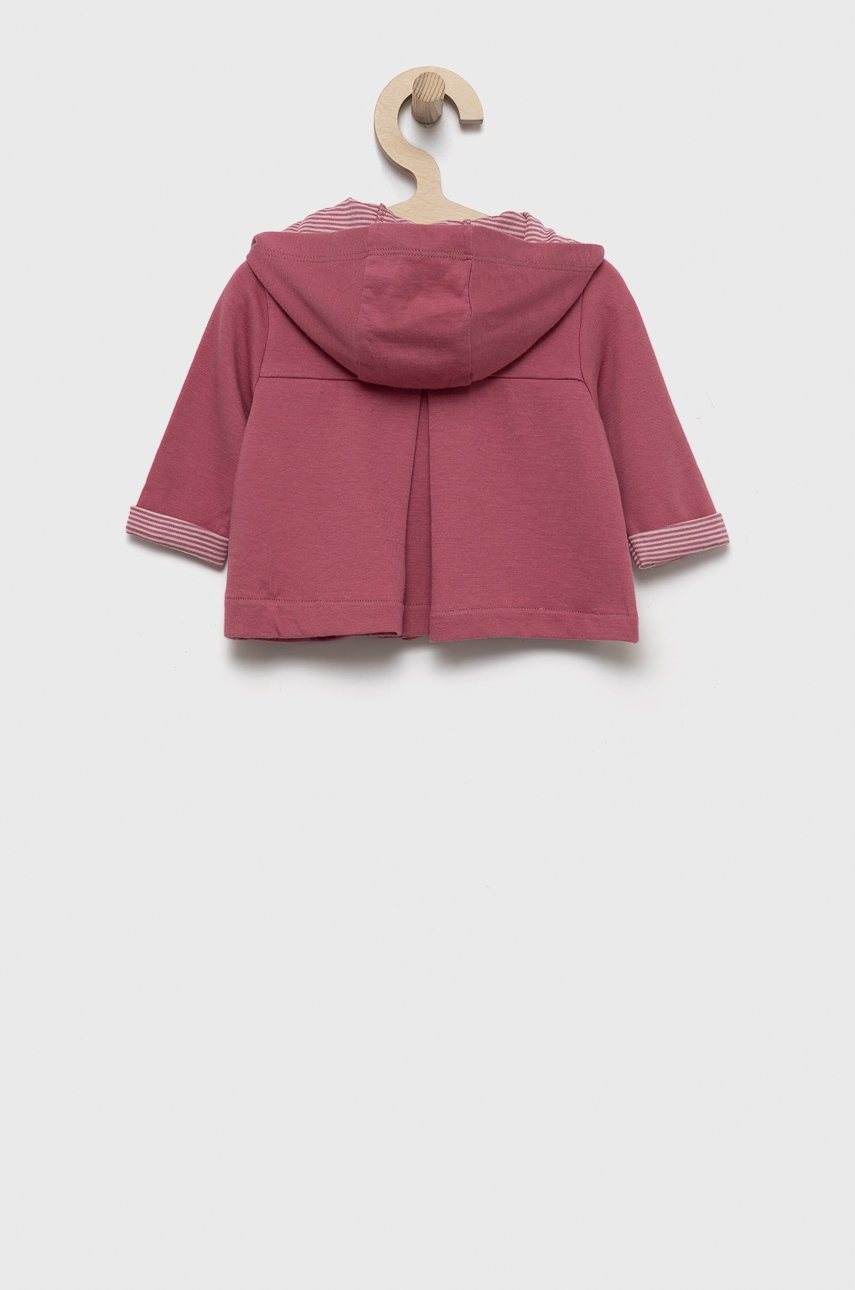 

Детская кофта United Colors of Benetton цвет розовый однотонная
