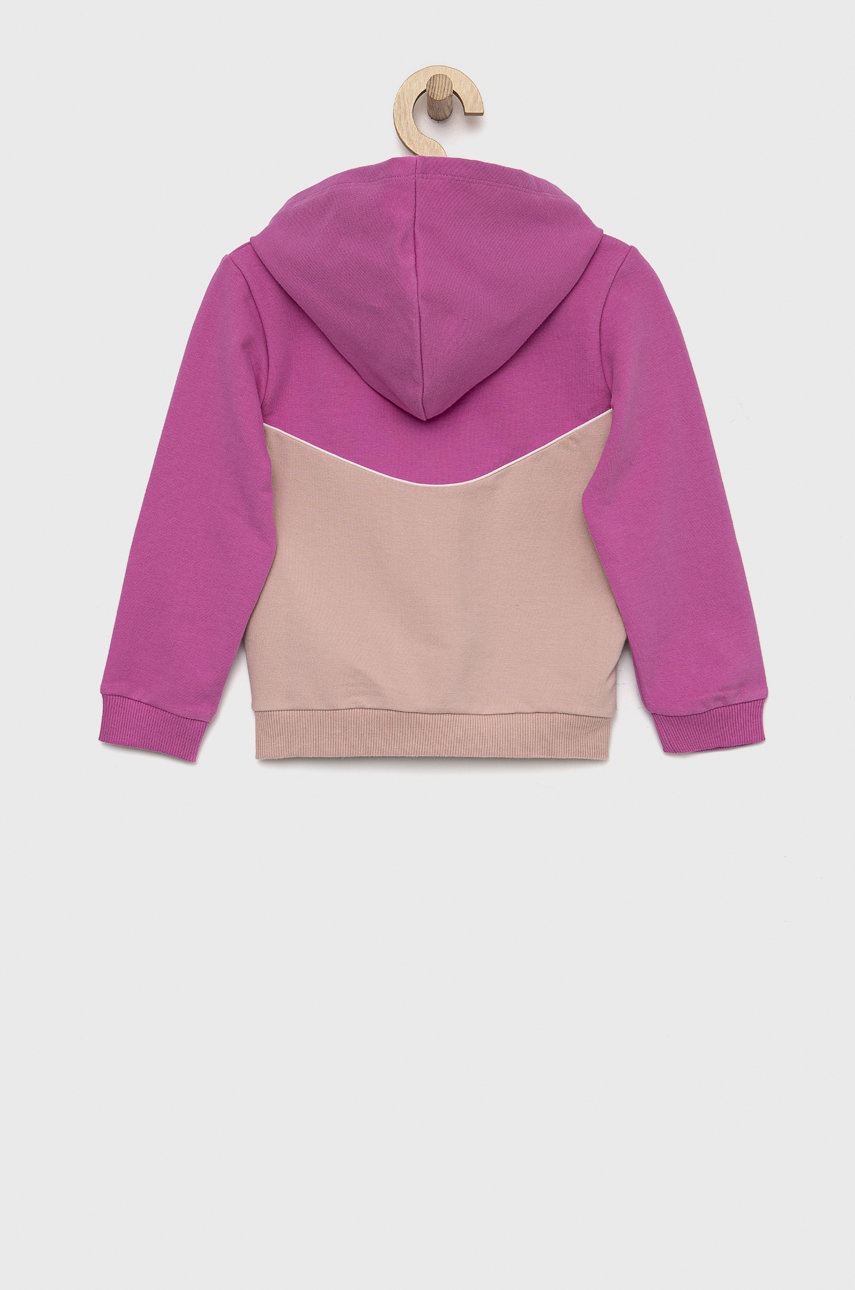 

Детская кофта United Colors of Benetton цвет фиолетовый однотонная