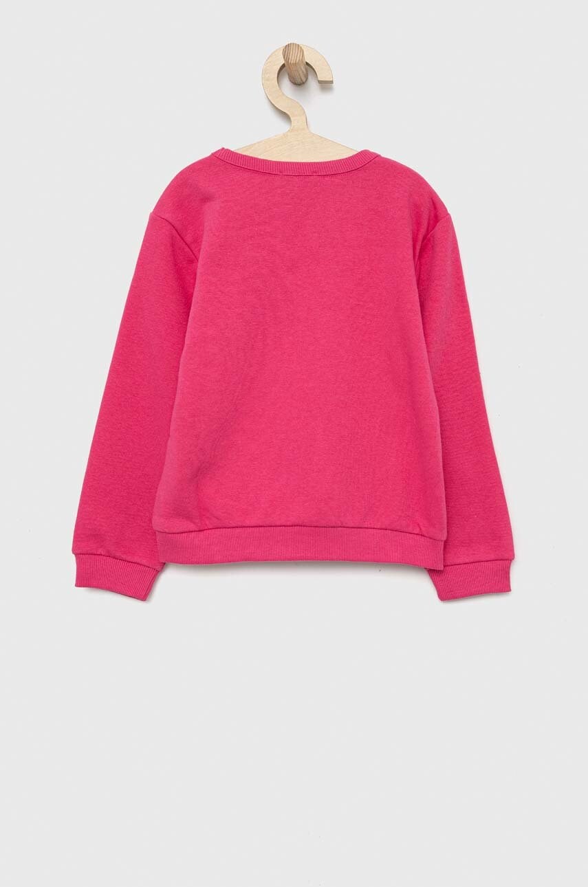 

Дитяча кофта United Colors of Benetton колір рожевий з принтом