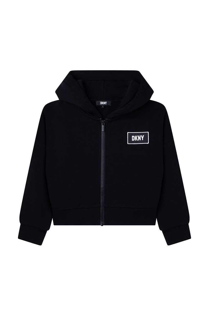 

Дитяча кофта Dkny колір чорний візерунок
