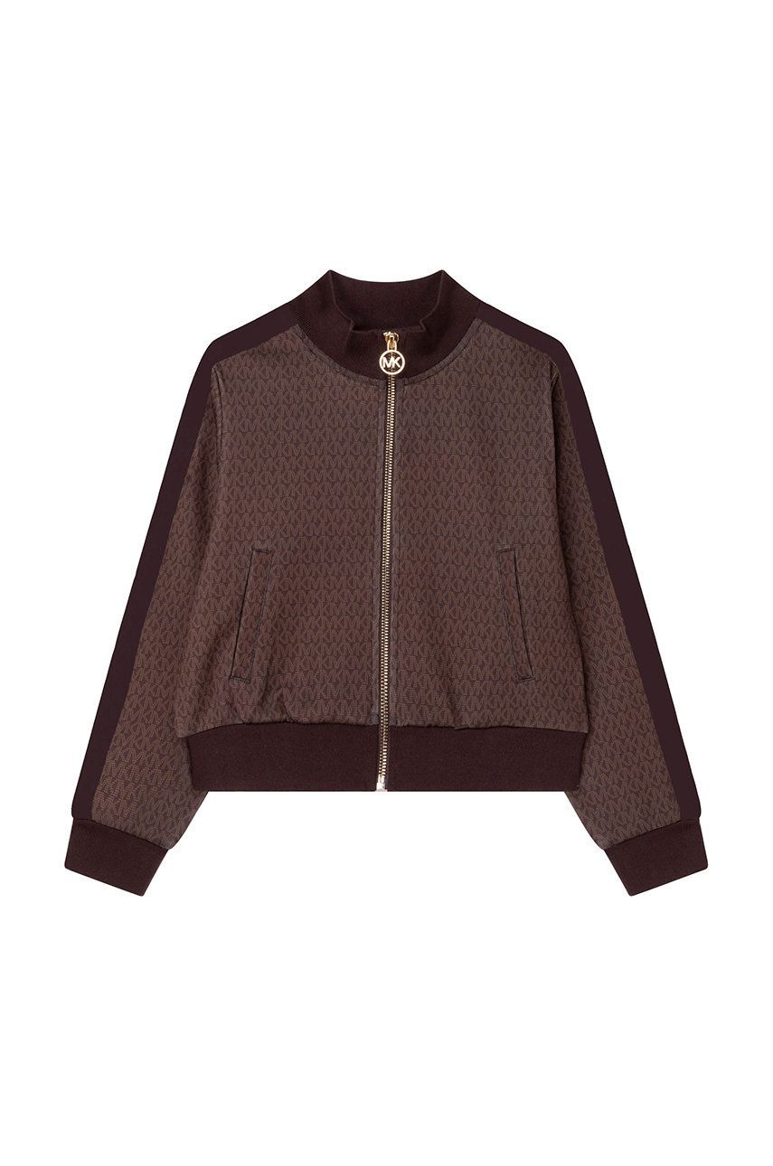Детская кофта Michael Kors цвет коричневый узор Детская кофта Michael Kors цвет коричневый узор