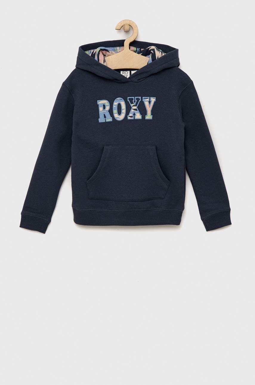 

Детская кофта Roxy цвет синий с аппликацией