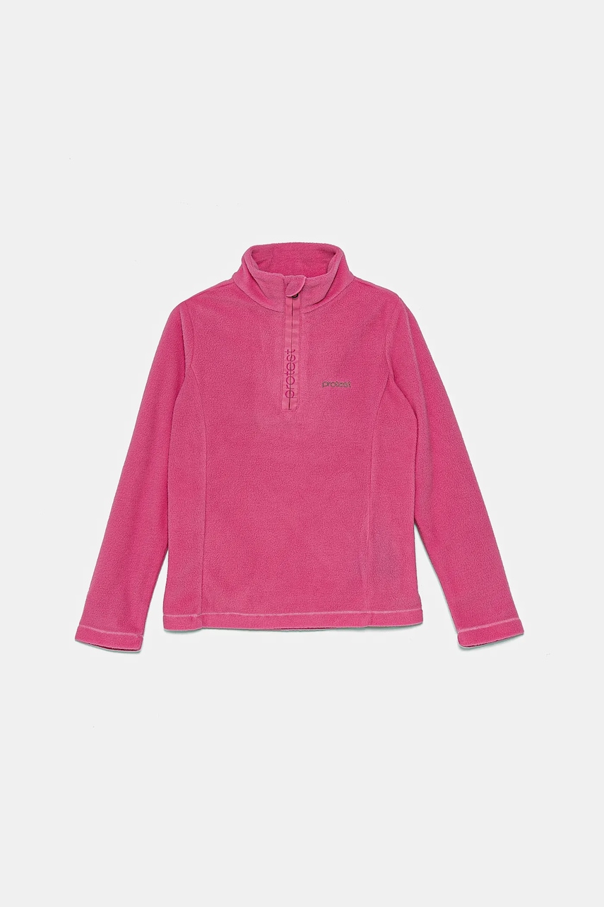 Protest bluza copii culoarea roz, neted
