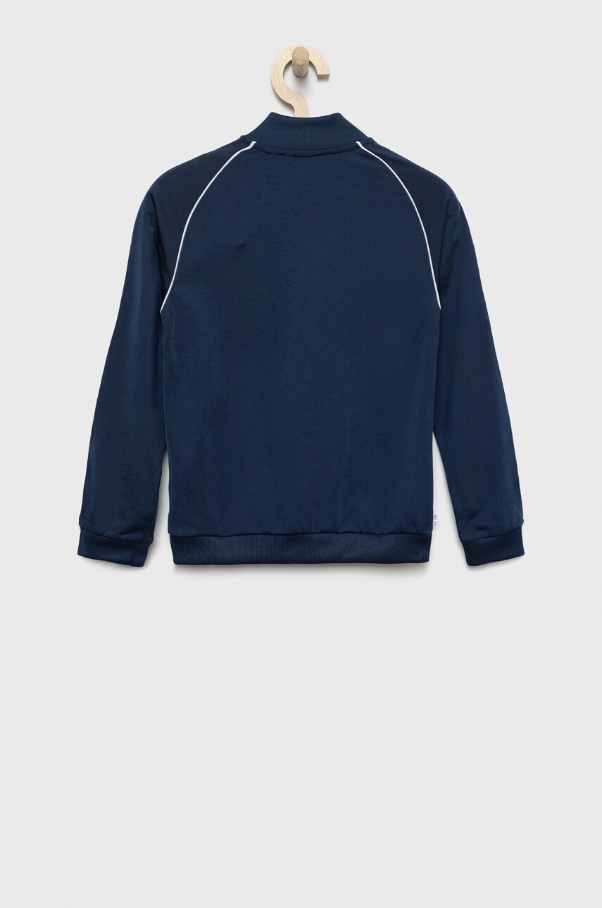 

Детская кофта adidas Originals цвет синий с аппликацией