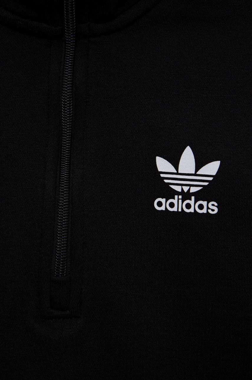 Adidas Originals Bluza Copii Culoarea Negru, Cu Imprimeu