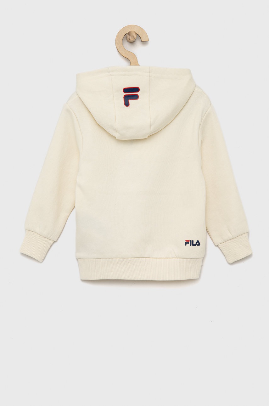 

Детская кофта Fila цвет бежевый узор