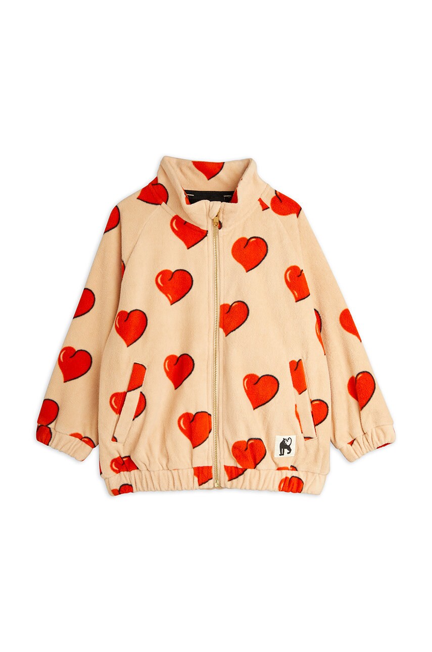 Mini rodini bluza copii culoarea bej, modelator