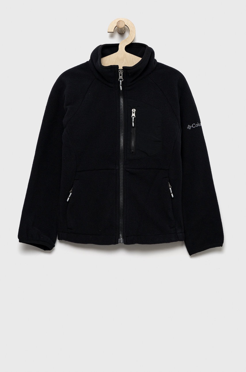 Детская кофта Columbia цвет чёрный однотонная Детская кофта Columbia цвет чёрный однотонная
